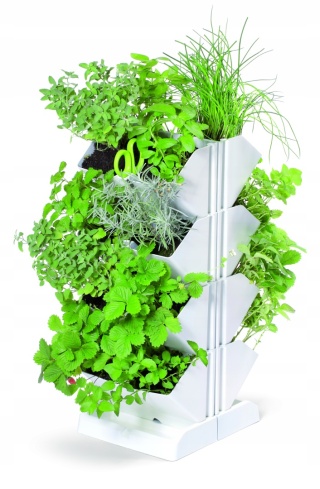 Ogród wertykalny mini cascade biały PROSPERPLAST