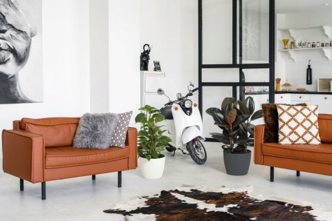 Osłonka-doniczka MAGNOLIA ECO coffee 220 jumper - latte