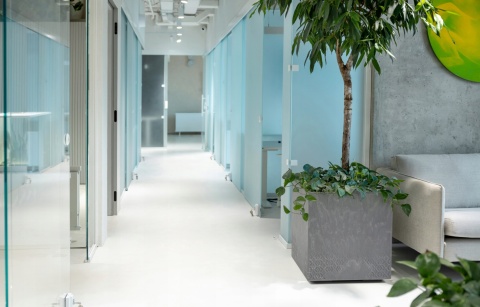 Donica MAGNOLIA 180 ECO recycled - szary beton LA203-70