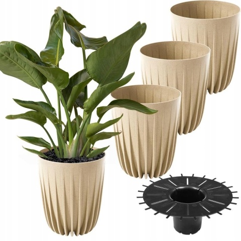 Donica MIRA 250 ECO wood - piaskowy LA939-10