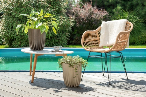 Donica MIRA 300 ECO wood - piaskowy LA940-10