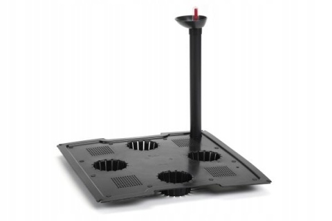 Doniczka FINEZJA ECO WOOD 190x190 dłuto - biały