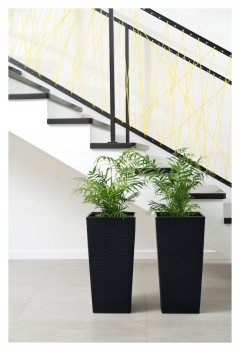 Doniczka FINEZJA ECO WOOD 250x250 dłuto - biały