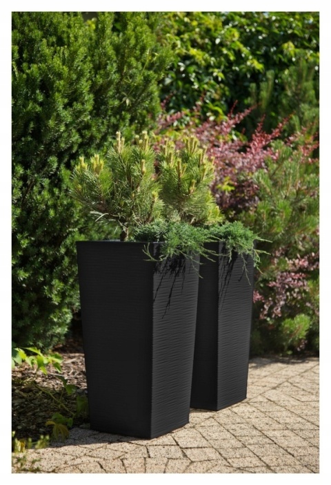 Doniczka FINEZJA ECO WOOD 250x250 dłuto - biały