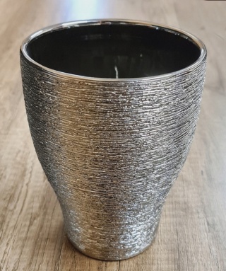 Doniczka grawer silver