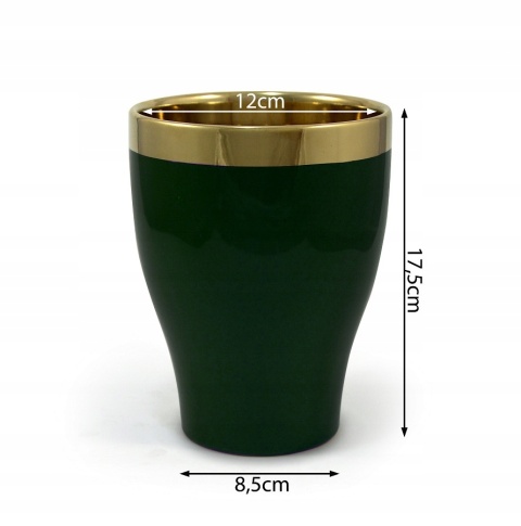 Doniczka grawer silver