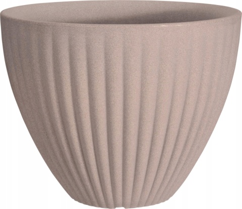 FLOWERPOT DIA 39CM LIGHT GREY