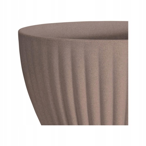 FLOWERPOT DIA 39CM LIGHT GREY