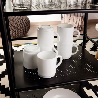 LU-P9351-KUBEK EMP.25CL BIAŁY HART.