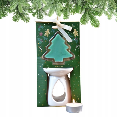 OIL BURNER WITH WAX 9CM 6ASS