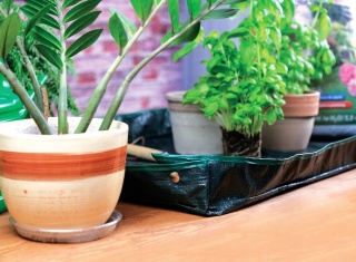 PLANTINA Mata do przesadzania kwiatów z wywijanym brzegiem, wym. 100 x