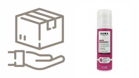 WHITE RENOVATOR 75ml BAMA Odświeża białe materiały