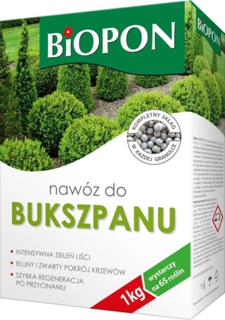 BIOPON - NAWÓZ DO BUKSZPANU GRANULAT 1KG
