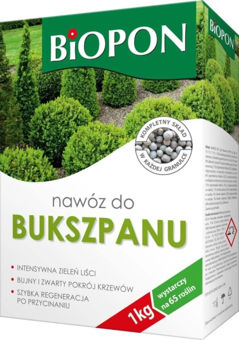 BIOPON - NAWÓZ DO BUKSZPANU GRANULAT 1KG BIOPON - NAWÓZ DO BUKSZPANU GRANULAT 1KG