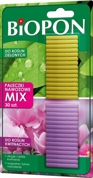 BIOPON Pałeczki Nawozowe 30 szt.