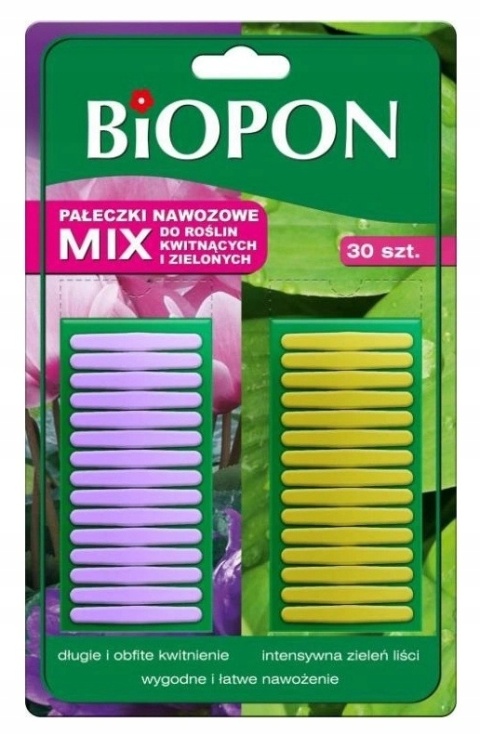 BIOPON Pałeczki Nawozowe 30 szt. BIOPON Pałeczki Nawozowe 30 szt.