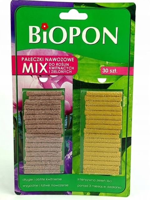 BIOPON Pałeczki Nawozowe 30 szt. BIOPON Pałeczki Nawozowe 30 szt.