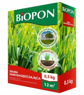 BIOPON TRAWA SAMOZAGĘSZCZAJĄCA 0,3KG - MIESZANKA KWALIFIKOWANA