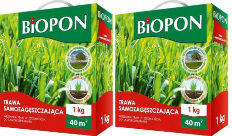 BIOPON TRAWA SAMOZAGĘSZCZAJĄCA 1KG - MIESZANKA KWALIFIKOWANA BIOPON TRAWA SAMOZAGĘSZCZAJĄCA 1KG - MIESZANKA KWALIFIKOWANA
