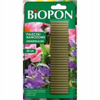 BIOPON pałeczki nawozowe uniwersalne 30 szt
