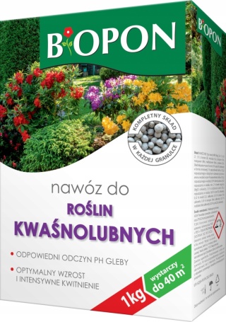 BOPON - NAWÓZ DO ROŚLIN KWAŚNOLUBNYCH GRANULAT 1KG