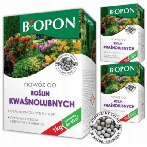 BOPON - NAWÓZ DO ROŚLIN KWAŚNOLUBNYCH GRANULAT 1KG