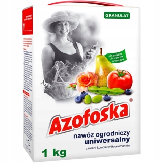 NAWÓZ AZOFOSKA GRANUL. 1kg KARTON (12)