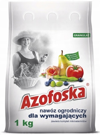 NAWÓZ AZOFOSKA GRANUL. 1kg KARTON (12)