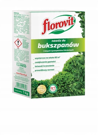 NAWÓZ FLOROVIT DO BUKSZPANÓW 1kg KARTON (12)