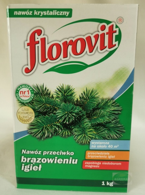NAWÓZ FLOROVIT DO IGLAKÓW 1kg P/BRĄZ. KARTON (12) NAWÓZ FLOROVIT DO IGLAKÓW 1kg P/BRĄZ. KARTON (12)