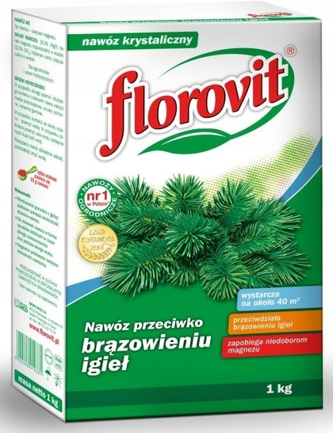 NAWÓZ FLOROVIT DO IGLAKÓW 1kg P/BRĄZ. KARTON (12) NAWÓZ FLOROVIT DO IGLAKÓW 1kg P/BRĄZ. KARTON (12)