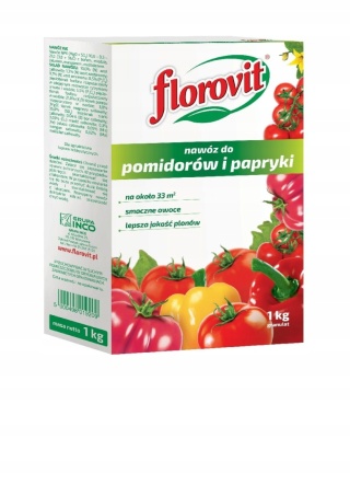 NAWÓZ FLOROVIT DO POMIDORÓW, PAPRYKI 1kg KARTON (12)