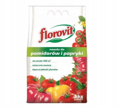 NAWÓZ FLOROVIT DO POMIDORÓW, PAPRYKI 3kg WOREK (5) NAWÓZ FLOROVIT DO POMIDORÓW, PAPRYKI 3kg WOREK (5)