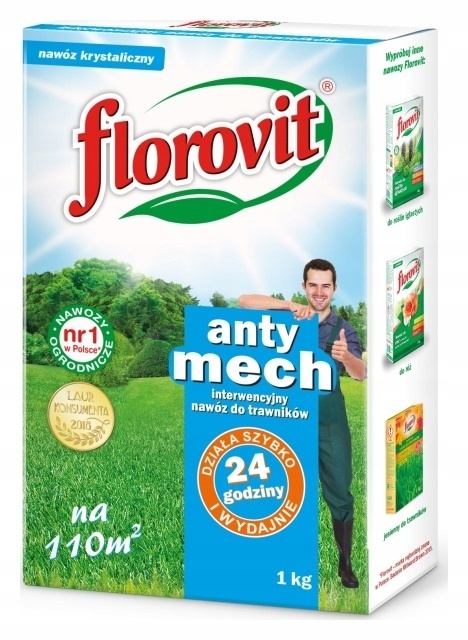 NAWÓZ FLOROVIT DO TRAW 1kg ANTY MECH KARTON (12)