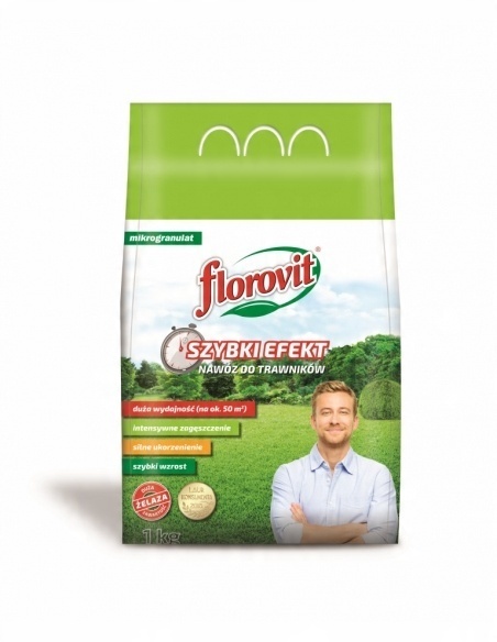 NAWÓZ FLOROVIT DO TRAW SZYBKI EFEKT 1kg KARTON (12) NAWÓZ FLOROVIT DO TRAW SZYBKI EFEKT 1kg KARTON (12)