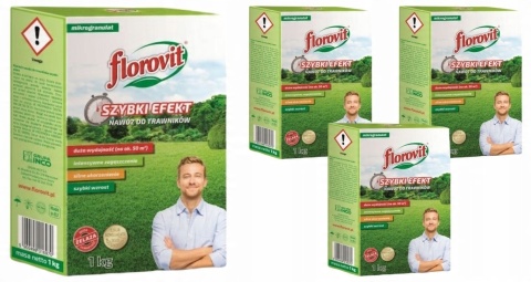 NAWÓZ FLOROVIT DO TRAW SZYBKI EFEKT 1kg KARTON (12) NAWÓZ FLOROVIT DO TRAW SZYBKI EFEKT 1kg KARTON (12)