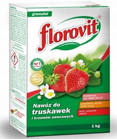 NAWÓZ FLOROVIT DO TRUSKAWEK 1kg KARTON (12)