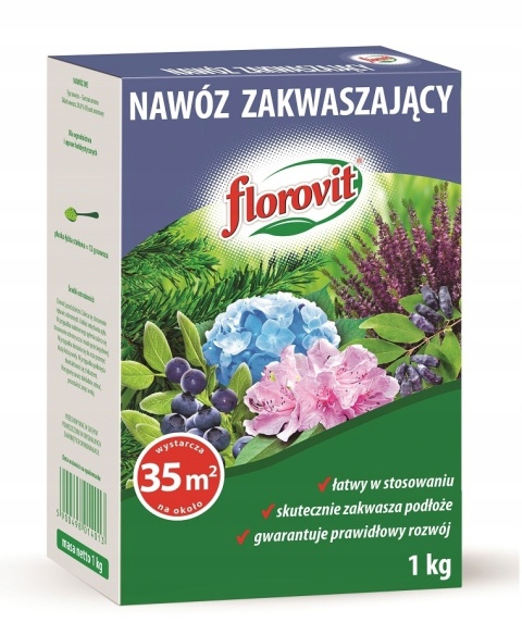 NAWÓZ FLOROVIT ZAKWASZAJĄCY 1kg KARTON (12) NAWÓZ FLOROVIT ZAKWASZAJĄCY 1kg KARTON (12)