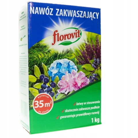 NAWÓZ FLOROVIT ZAKWASZAJĄCY 1kg KARTON (12) NAWÓZ FLOROVIT ZAKWASZAJĄCY 1kg KARTON (12)