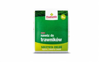 NAWÓZ FRUKTOVIT DO TRAW SOCZYSTA ZIELEŃ GĘSTA ZWARTA DARŃ 5kg