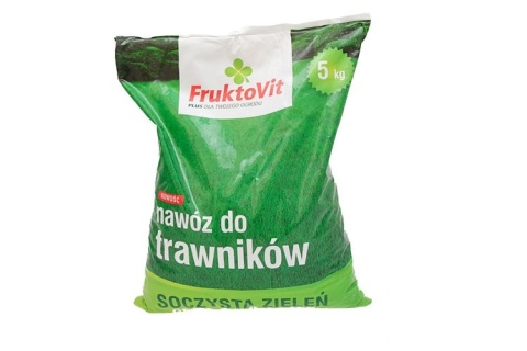 NAWÓZ FRUKTOVIT DO TRAW SOCZYSTA ZIELEŃ GĘSTA ZWARTA DARŃ 5kg