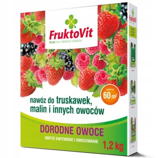 NAWÓZ FRUKTOVIT DO TRUSKAWEK 1,2kg I MALIN KARTON (4)*