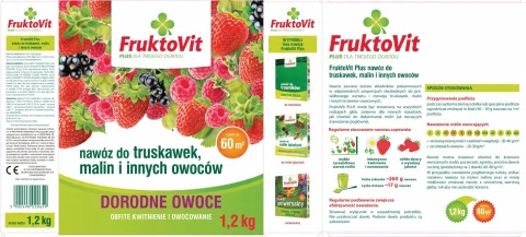 NAWÓZ FRUKTOVIT DO TRUSKAWEK 1,2kg I MALIN KARTON (4)* NAWÓZ FRUKTOVIT DO TRUSKAWEK 1,2kg I MALIN KARTON (4)*
