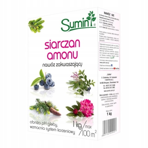 NAWÓZ SUMIN SIARCZAN AMONU 1KG NAWÓZ SUMIN SIARCZAN AMONU 1KG