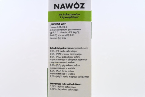 NAWÓZ "TARGET" DO BUKSZPANÓW 1kg ŻYWOPŁOTÓW (7)