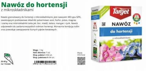NAWÓZ "TARGET" DO HORTENSJI 1kg (7) NAWÓZ "TARGET" DO HORTENSJI 1kg (7)