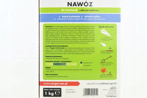 NAWÓZ "TARGET" DO HORTENSJI 1kg (7) NAWÓZ "TARGET" DO HORTENSJI 1kg (7)