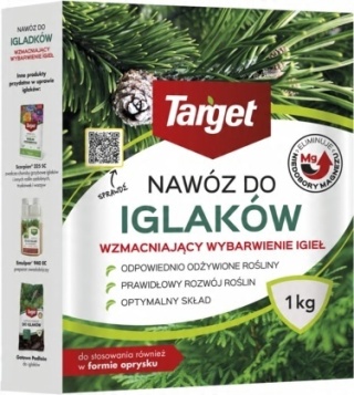 NAWÓZ "TARGET" DO IGLAKÓW 1kg WZMACNIAJĄCY WYBARWIANIE IGIEŁ (7)