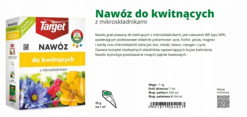 NAWÓZ "TARGET" DO KWITNĄCYCH 1kg (7) NAWÓZ "TARGET" DO KWITNĄCYCH 1kg (7)