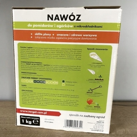 NAWÓZ "TARGET" DO POMIDORÓW 1kg I OGÓRKÓW (7)